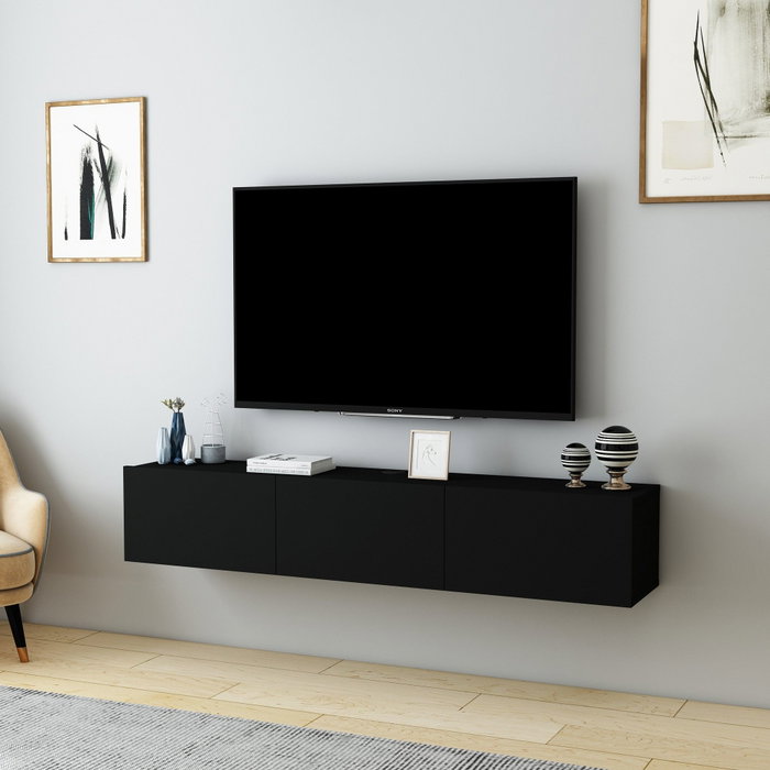 Hanah Home Soporte para televisor Negro